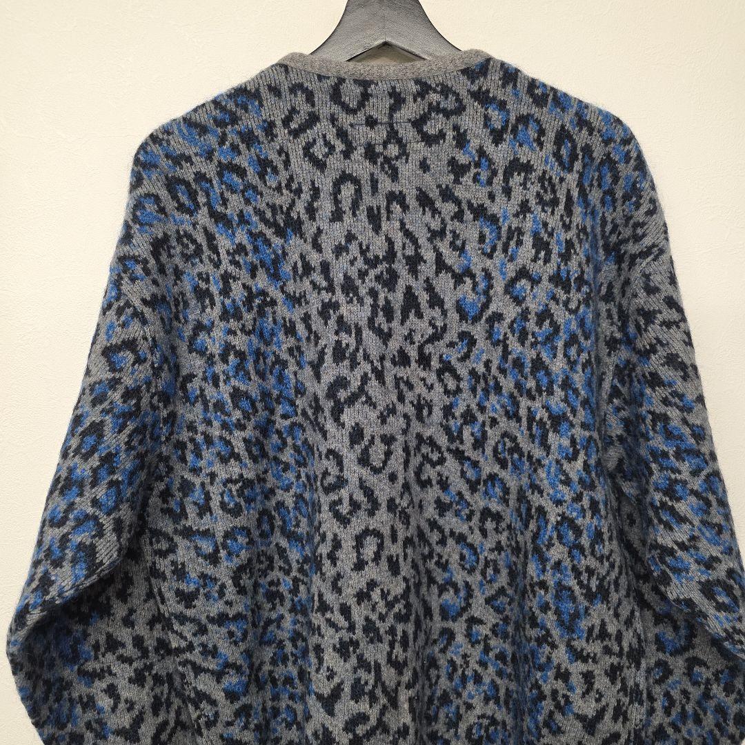 2025aw ワコマリア LEOPARD レオパードモヘアカーディガン　L