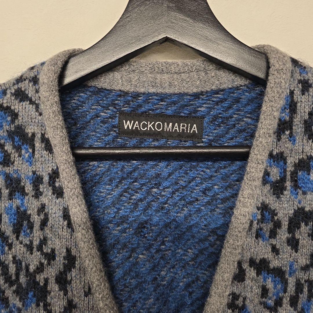 2025aw ワコマリア LEOPARD レオパードモヘアカーディガン　L