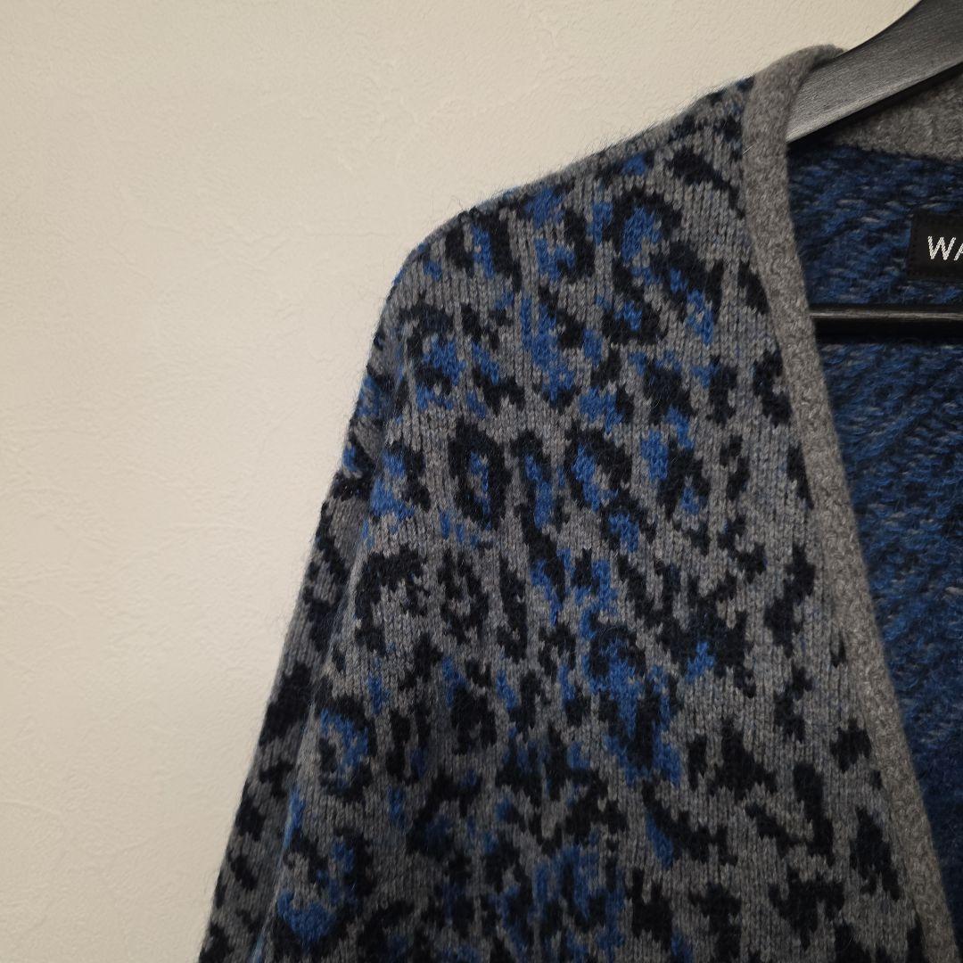 2025aw ワコマリア LEOPARD レオパードモヘアカーディガン　L