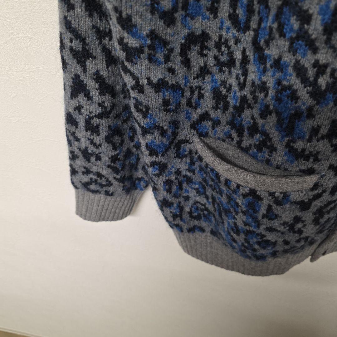 2025aw ワコマリア LEOPARD レオパードモヘアカーディガン　L