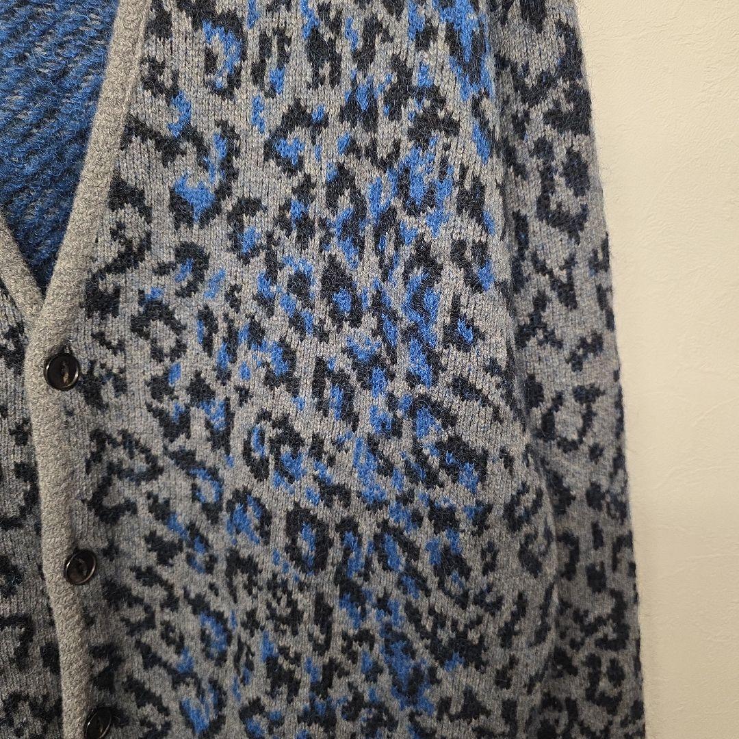 2025aw ワコマリア LEOPARD レオパードモヘアカーディガン　L