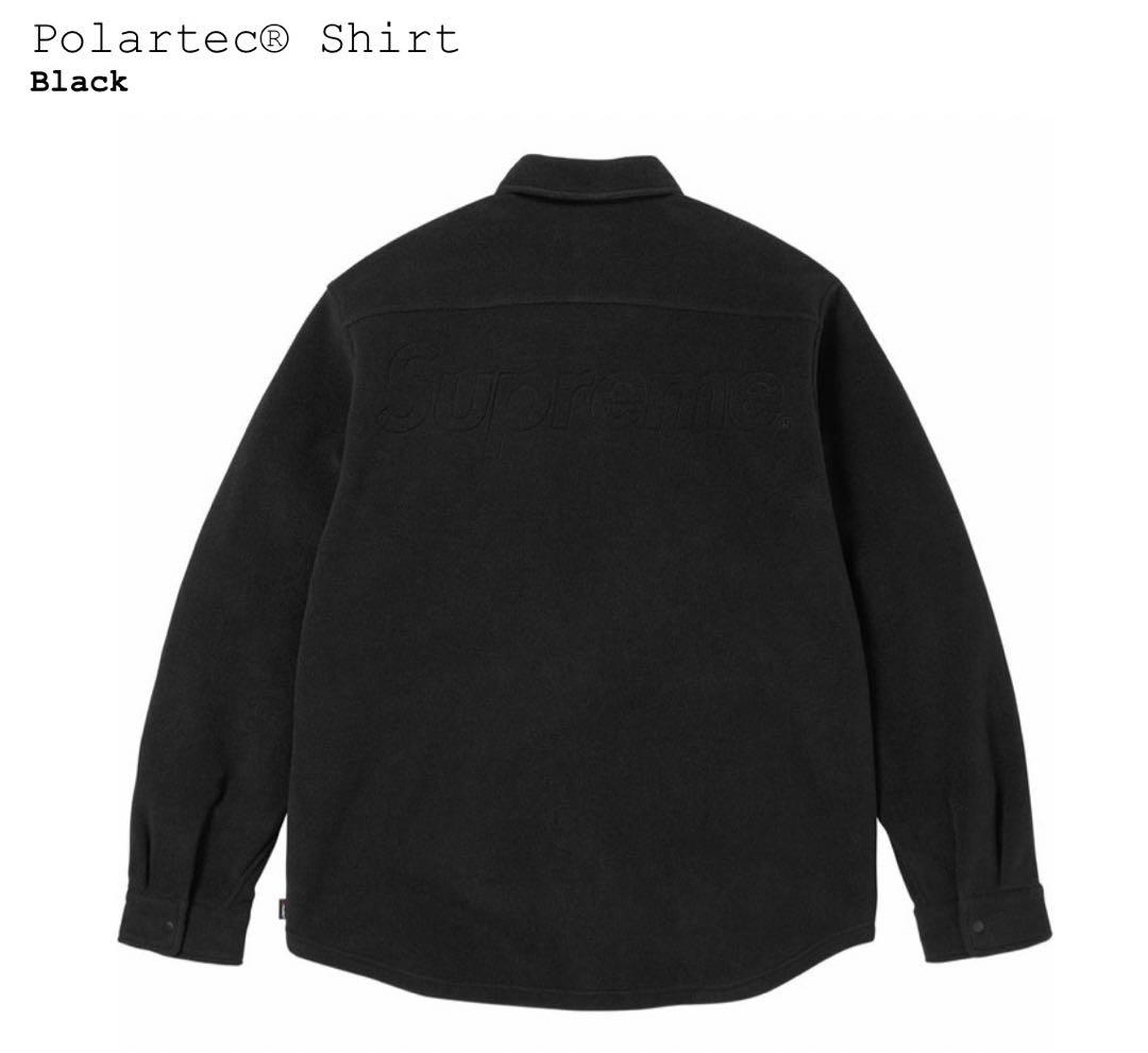 新品未開封　シュプリーム　ポーラーテックシャツ　ブラック