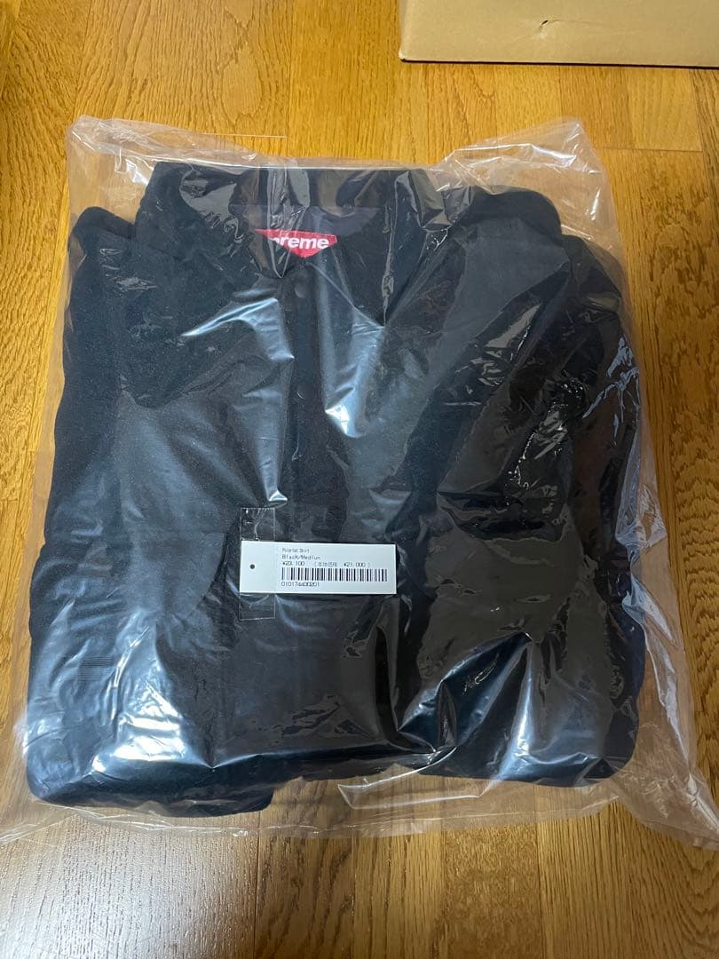 新品未開封　シュプリーム　ポーラーテックシャツ　ブラック