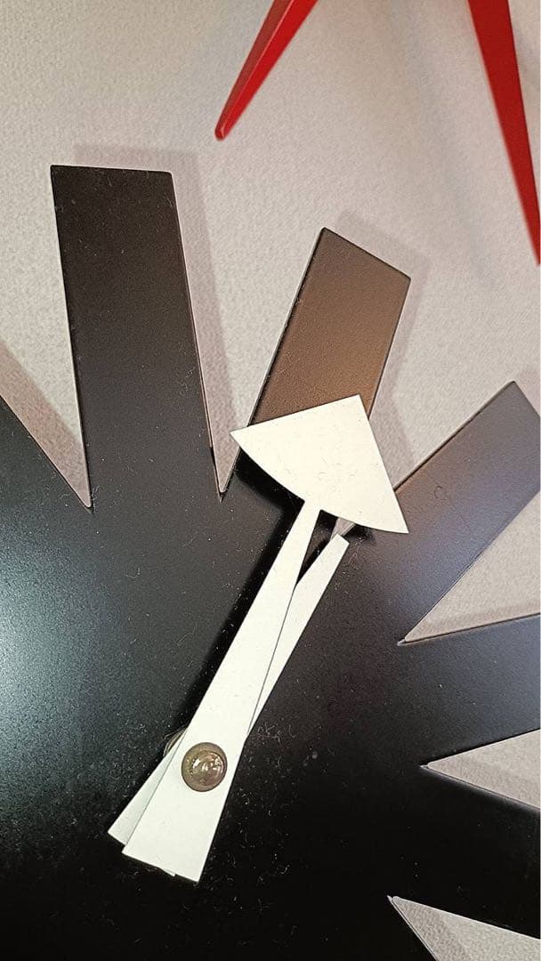 ジョージ・ネルソン vitra　アスタリスククロック 掛け時計 ブラック