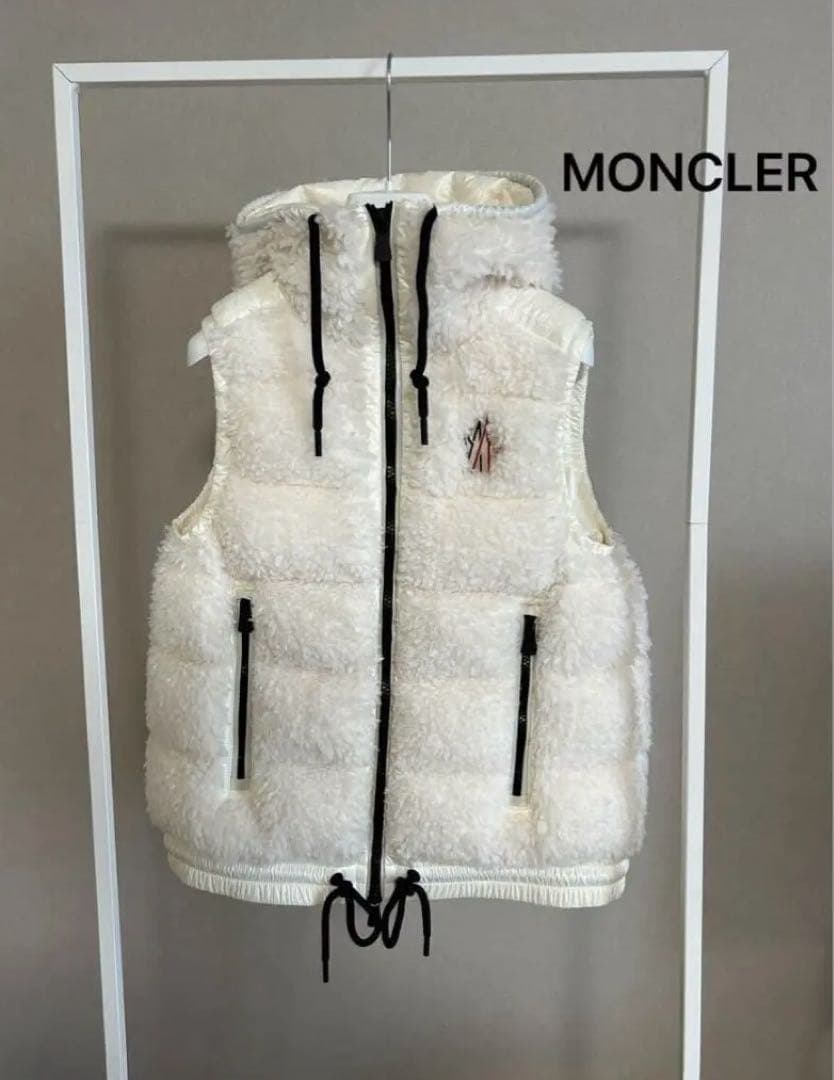 ★モンクレール　テディベスト　2022〜2023AW　ホワイト　S　美品★