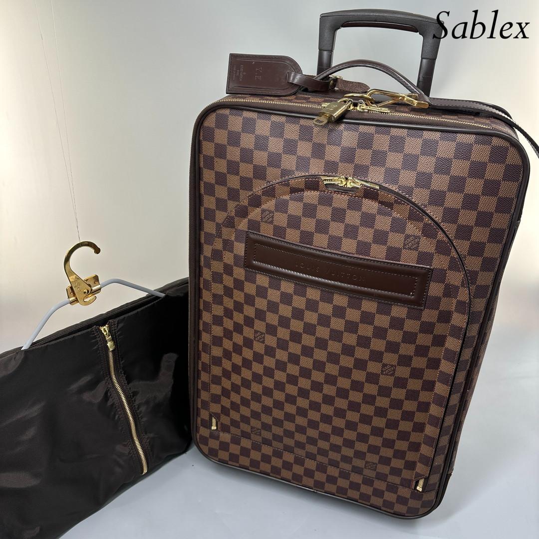 ■極美品■ルイヴィトン■ダミエ ペガス 55 N23294 レザー スーツケース