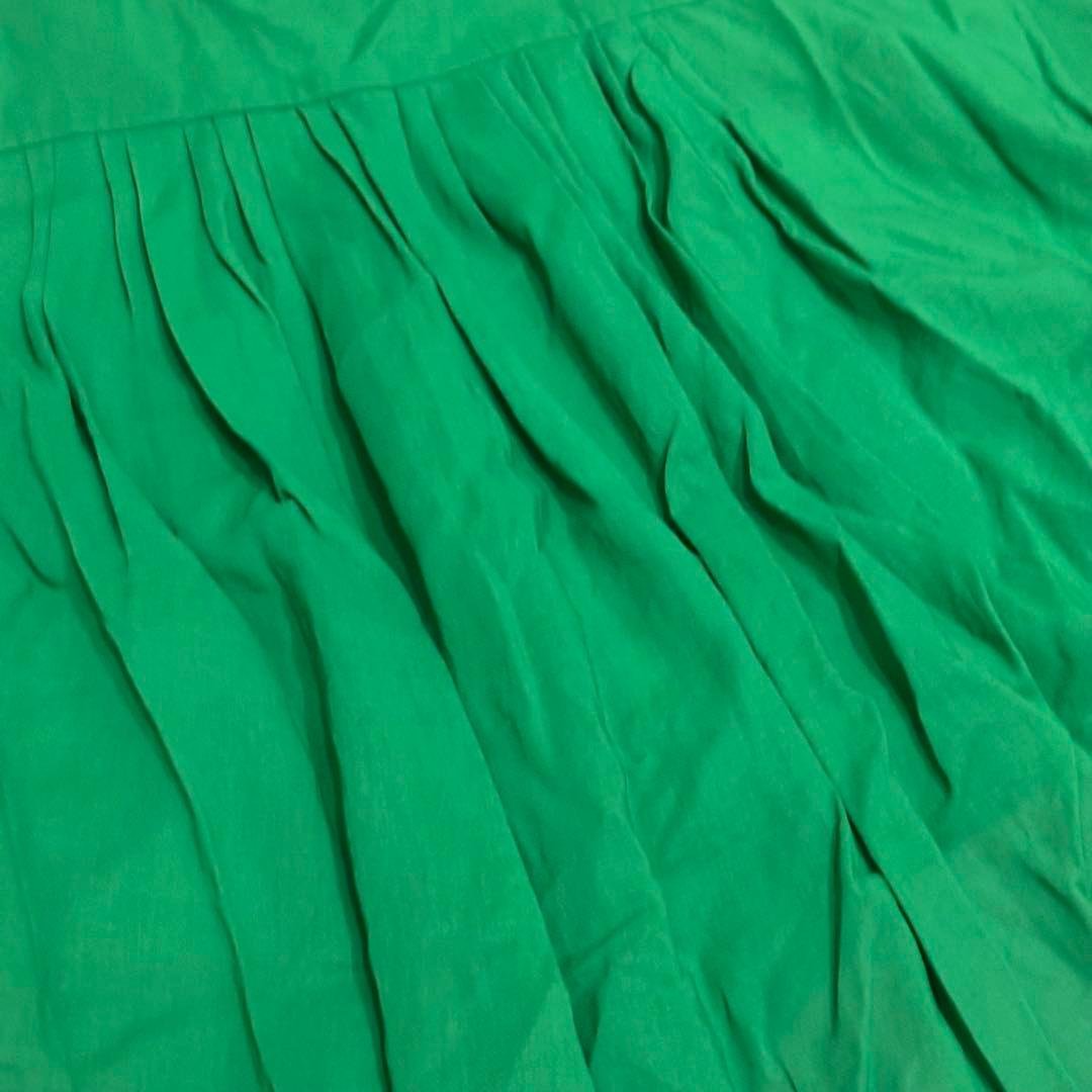 【美品】Drawer ドゥロワー ボウタイショートスリーブ コットンブラウス