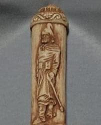 コレクター収集品　アルゼンチン　手彫り　掛物