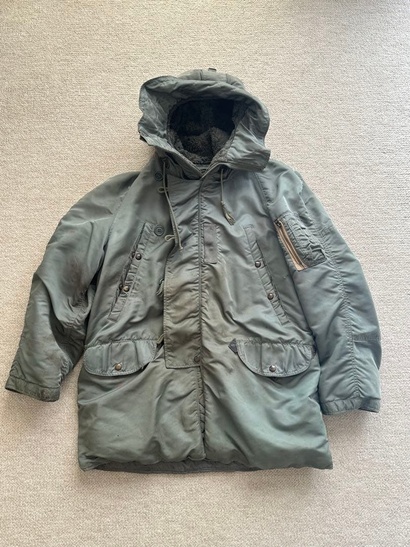 50s 黒タグ アルバートターナー N3B Small CROWNジッパー