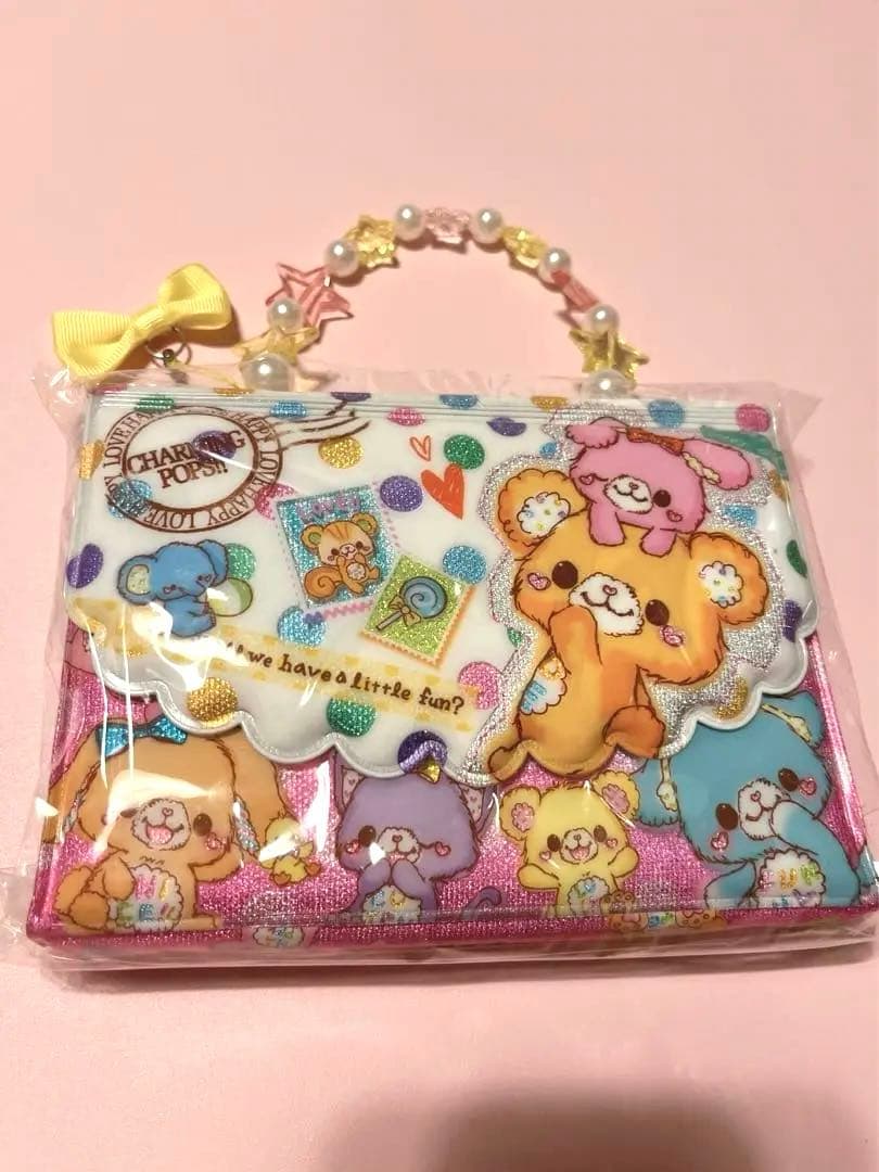 激レア　新品　平成レトロ　アニマル　バッグ型シール帳　シールバインダー　Y2K