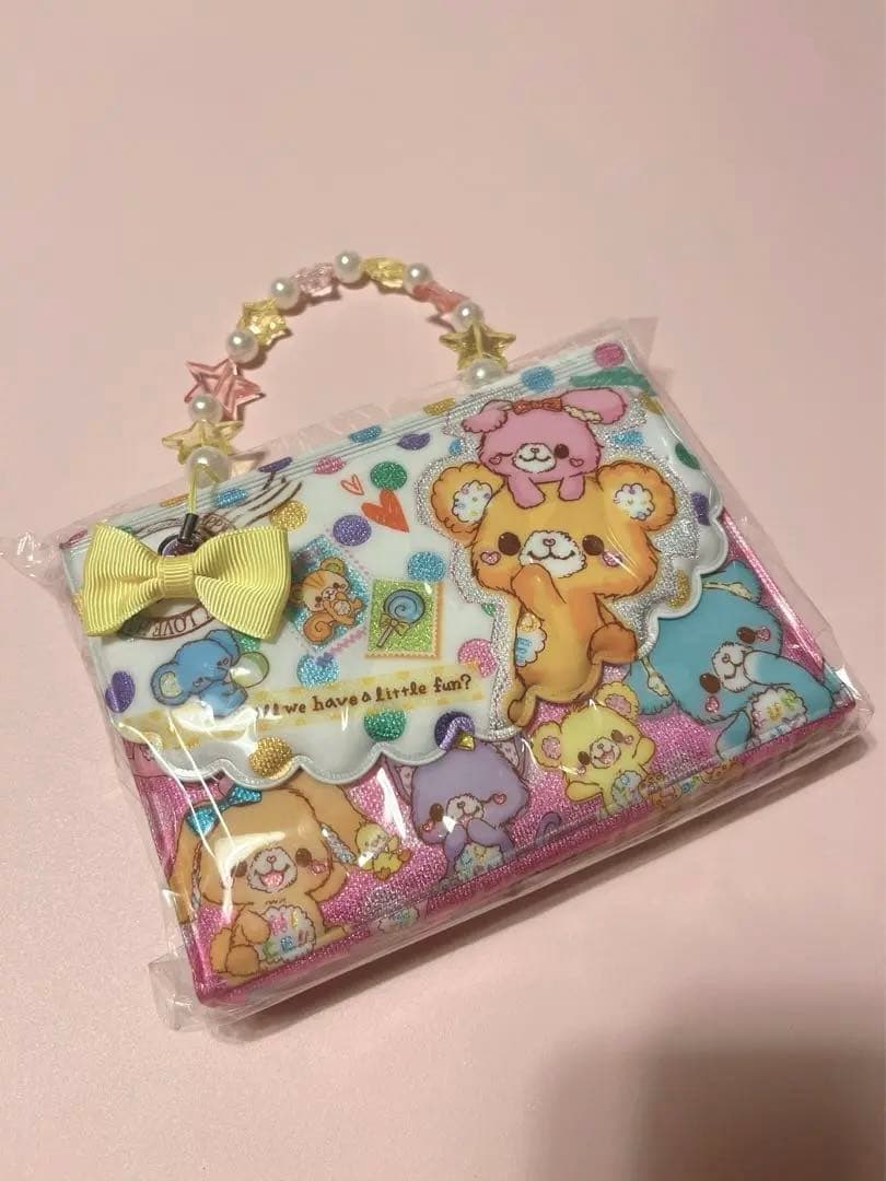 激レア　新品　平成レトロ　アニマル　バッグ型シール帳　シールバインダー　Y2K