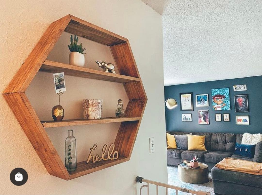 六角形☆hexagon☆雰囲気Good☆お洒落インテリア