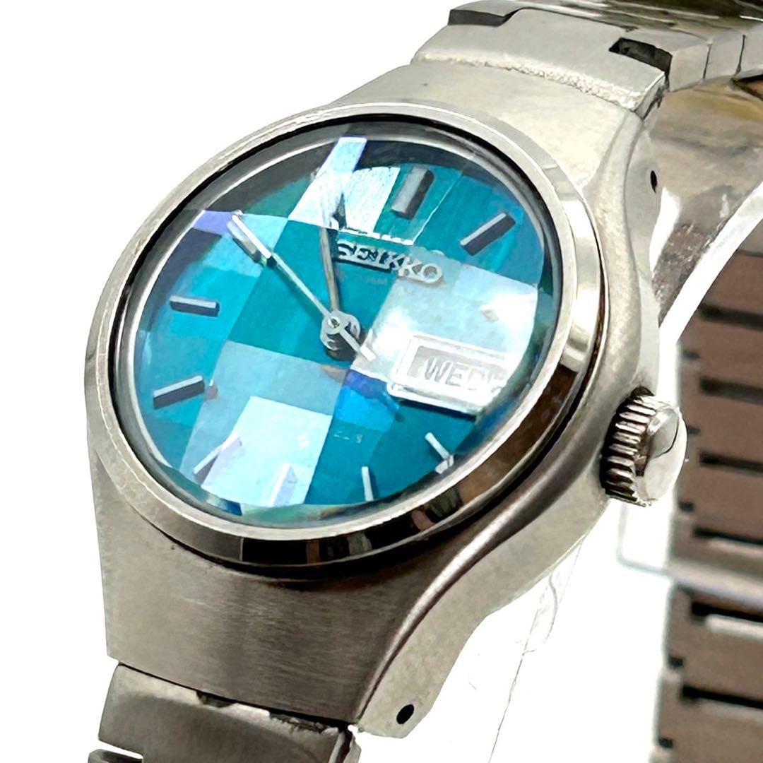 セイコー ジョイフル レディース腕時計 純正ブレス 9面カットガラス 稼働品