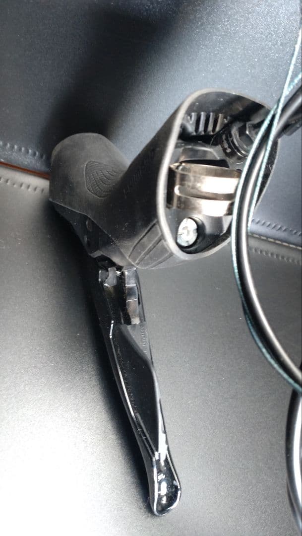 【中古】シマノ 2×11S 105STIレバー＆DISCブレーキ本体