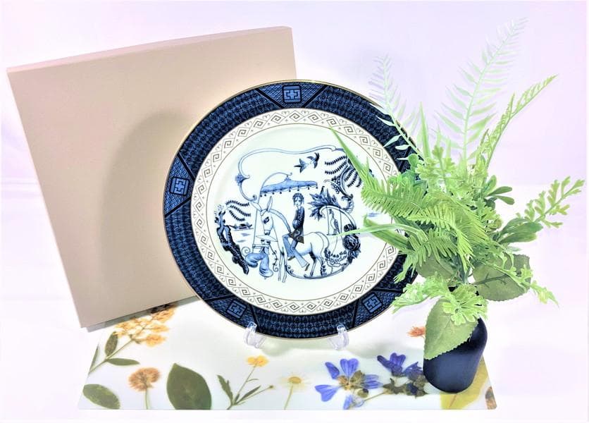 QXQX × NIKKO 柳下美人 ディナープレート (27cm×1枚)