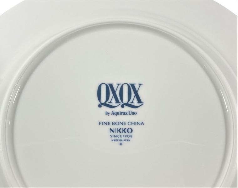 QXQX × NIKKO 柳下美人 ディナープレート (27cm×1枚)