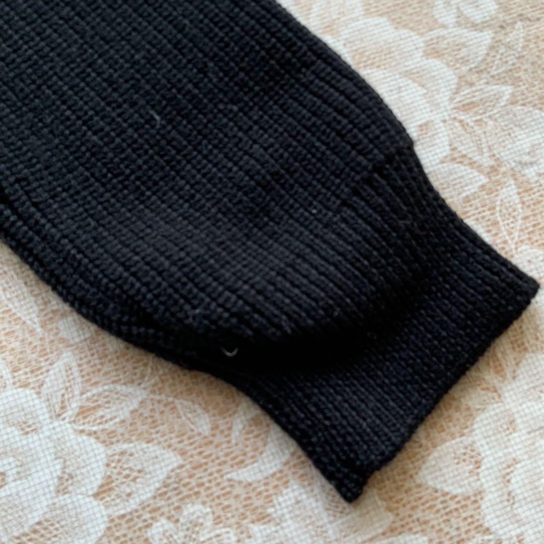 超高級イタリア製　PROENZA SCHOULER ウールニットM黒×ゴールド