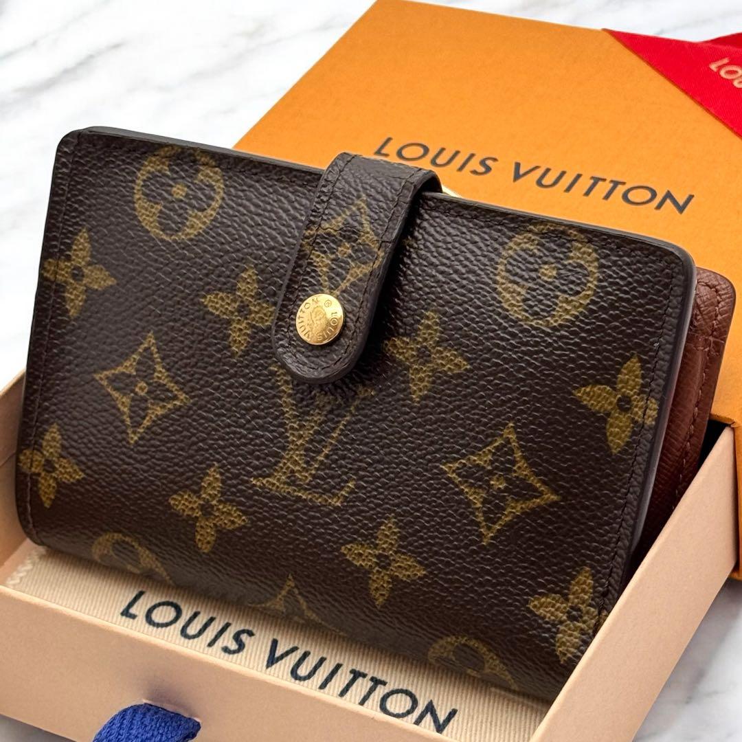 美品✨️ルイヴィトン　モノグラム　ヴィエノワ　コンパクト　二つ折り財布　折り財布