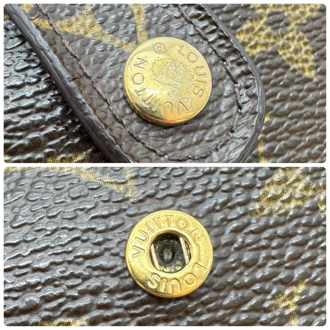 美品✨️ルイヴィトン　モノグラム　ヴィエノワ　コンパクト　二つ折り財布　折り財布