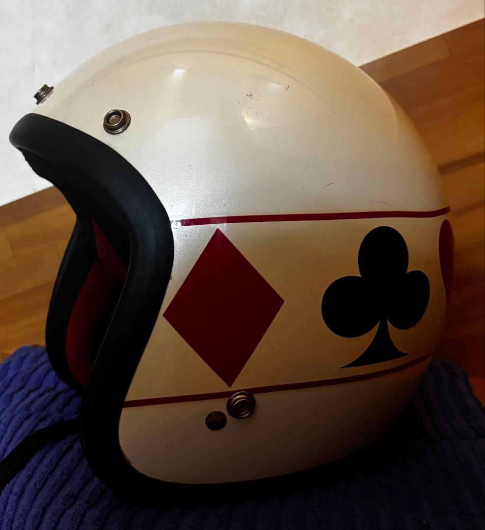 トランプデザイン ジェットヘルメット