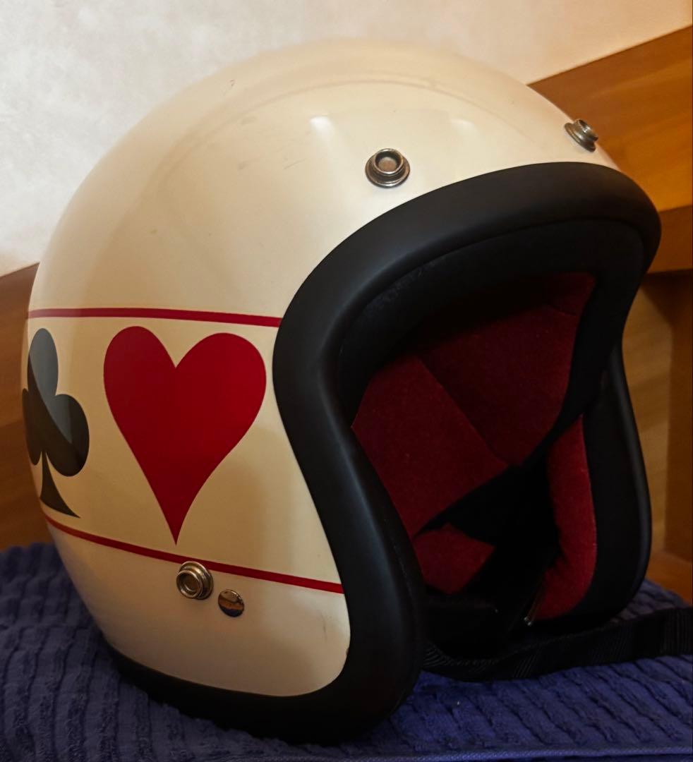 トランプデザイン ジェットヘルメット