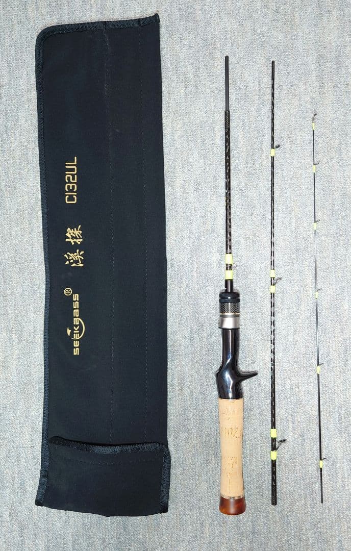 3ピース ベイトロッド マルチピース 管釣り　ベイトフィネス