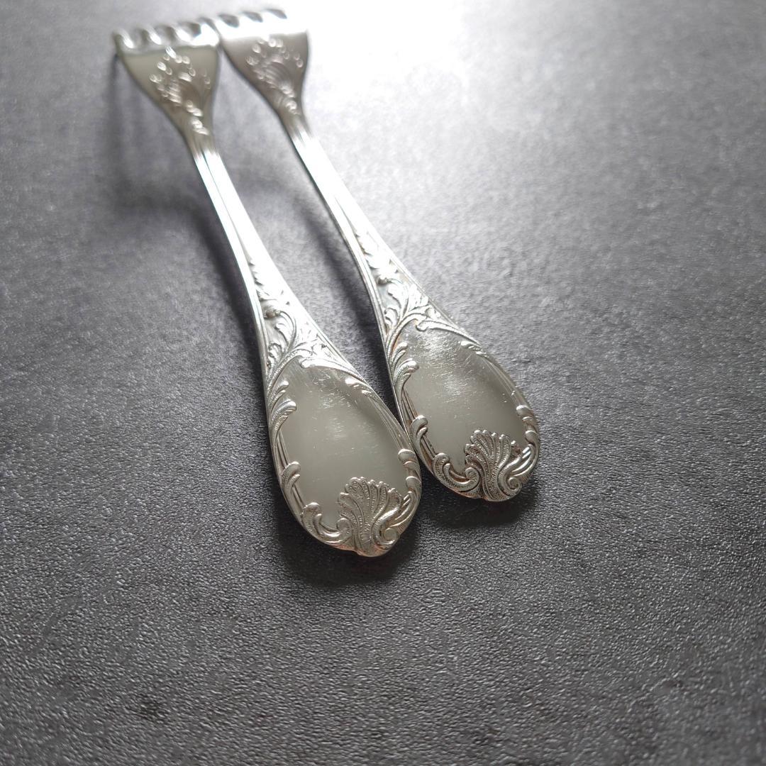 クリストフル マルリー デザートフォーク 2点