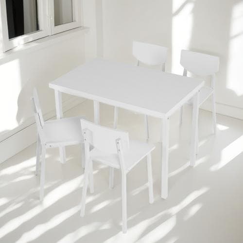 ダイニングセット 4人掛け 四角いテーブル チェア 5点セット 長方形