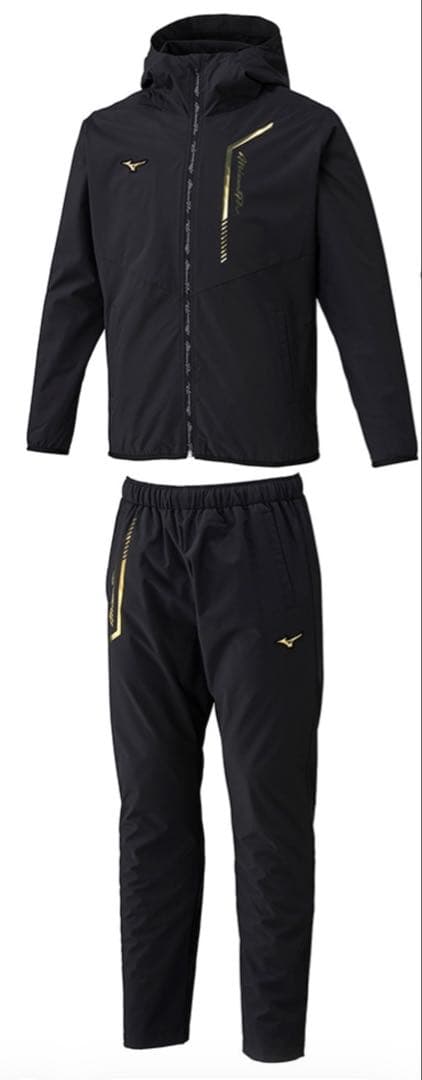 【極美品/2XO】ミズノプロ 正月限定 上下セット 黒×金 未使用 希少サイズ