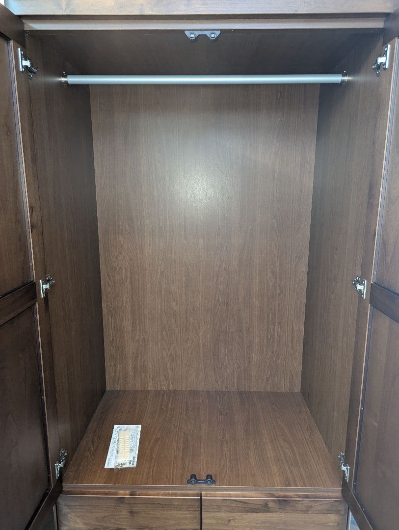 【美品】ワードローブ 　タンス　ダークブラウン