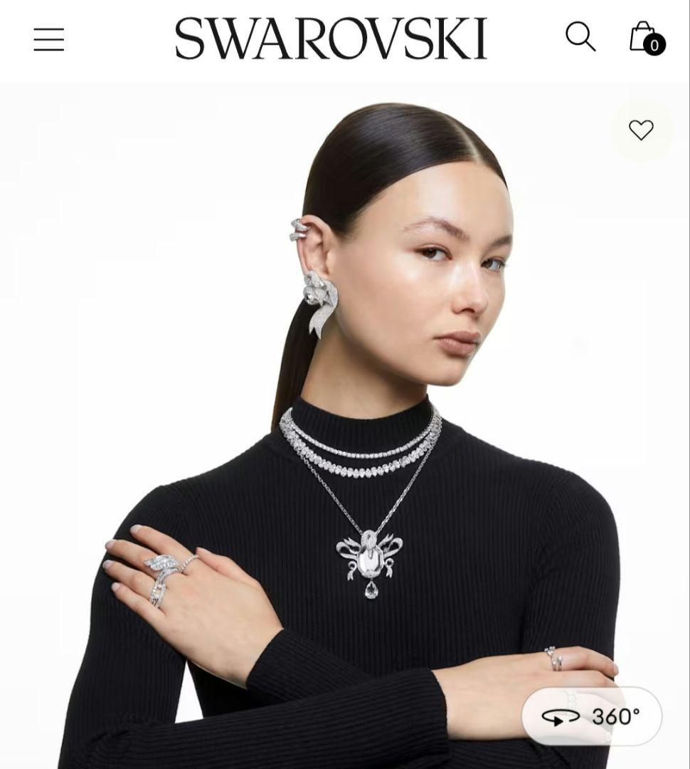 ほぼ新品 SWAROVSKI 55 Vittore リング スワロフスキー