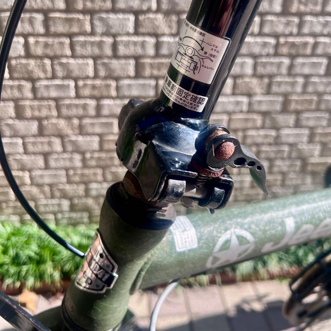 Jeep 折りたたみ自転車 オリーブグリーン　20インチ