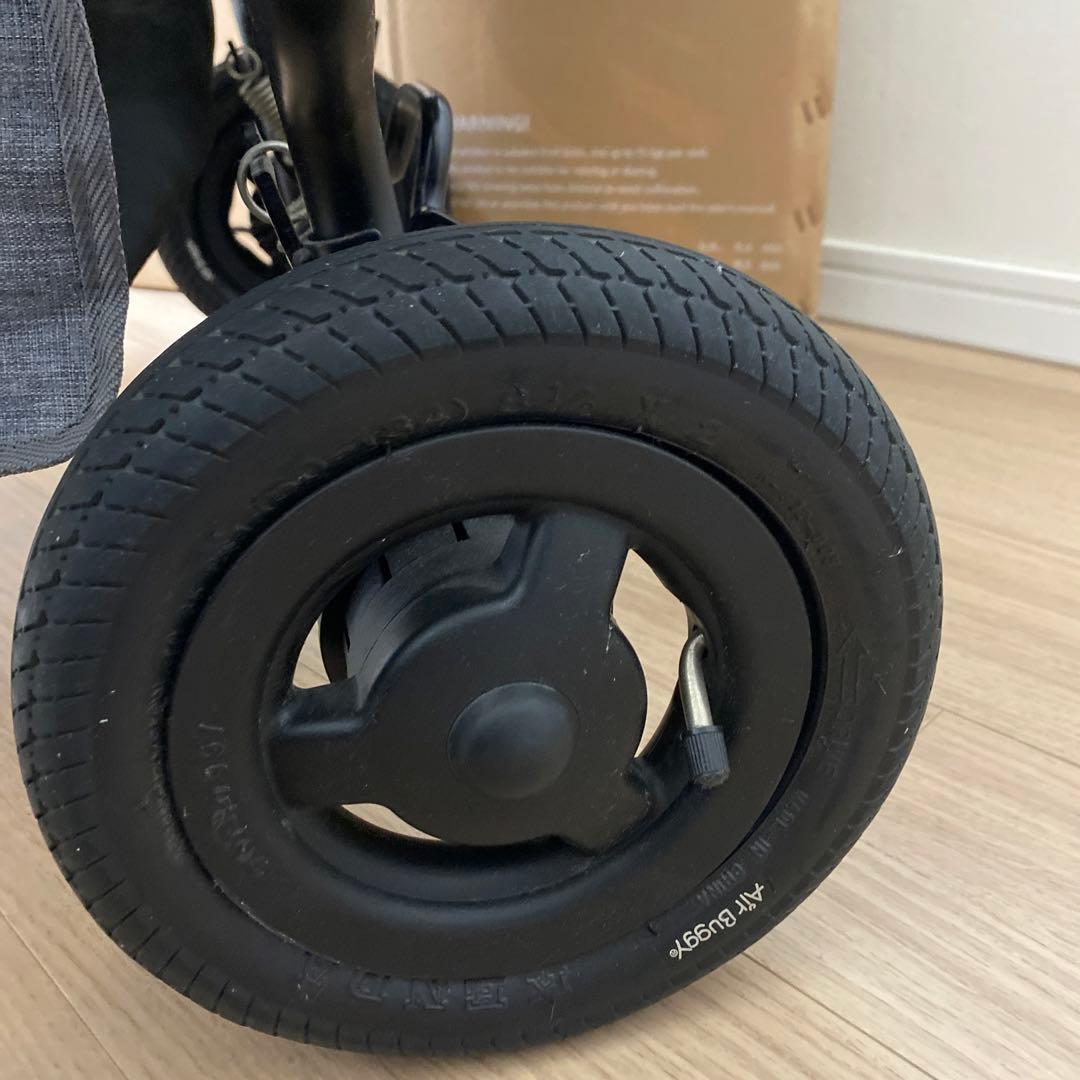 【週末お値下げ】AIRBUGGY COCO DOUBLE ベビーカーグレー箱あり