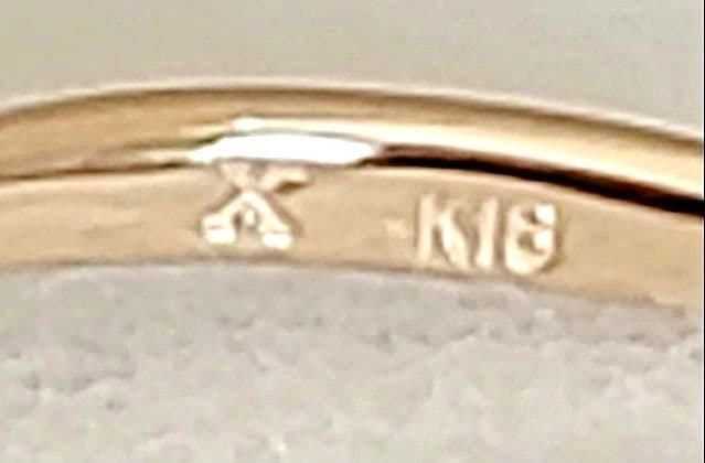 新品半額以下BIZOUX豪州産オパール×ダイヤ フラヴィリング K18YG10号