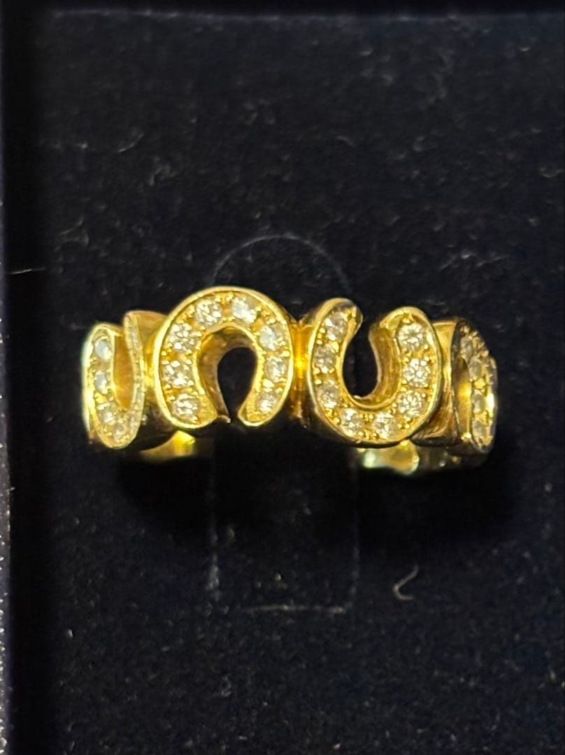 プ*ー様 Dr.コパ 馬蹄ゴールドリング