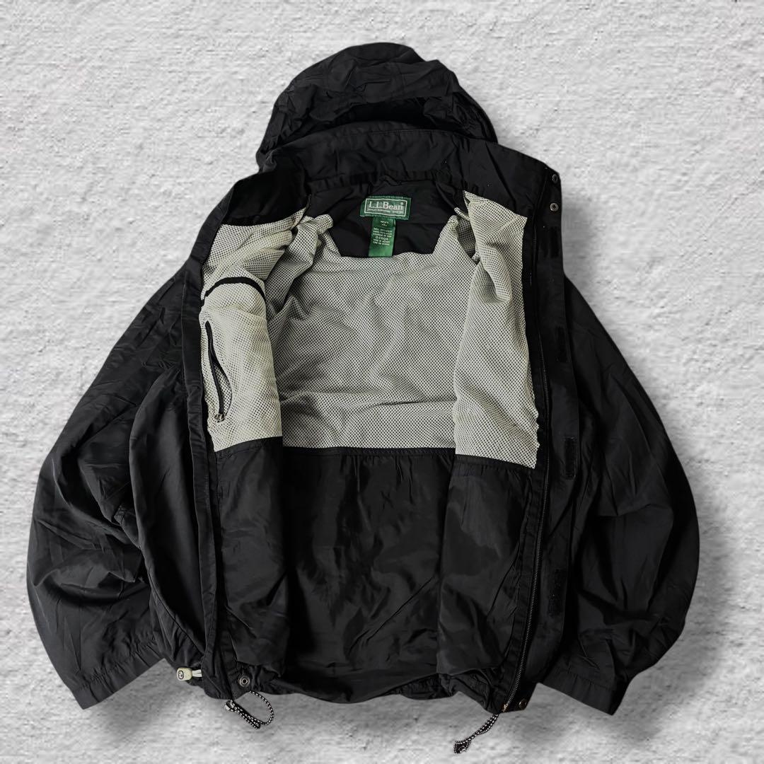 エルエルビーンマウンテンパーカー90s古着vintageブラック超激レアメンズL
