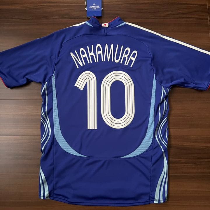 【新品タグ付 O】サッカー 日本代表 ユニフォーム 中村俊輔 W杯 マッチデー入