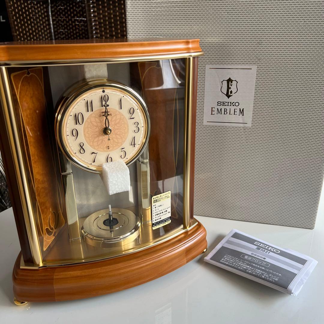 レア✨新品未使用✨SEIKO セイコー 置き時計 HW577B 箱付き　置時計