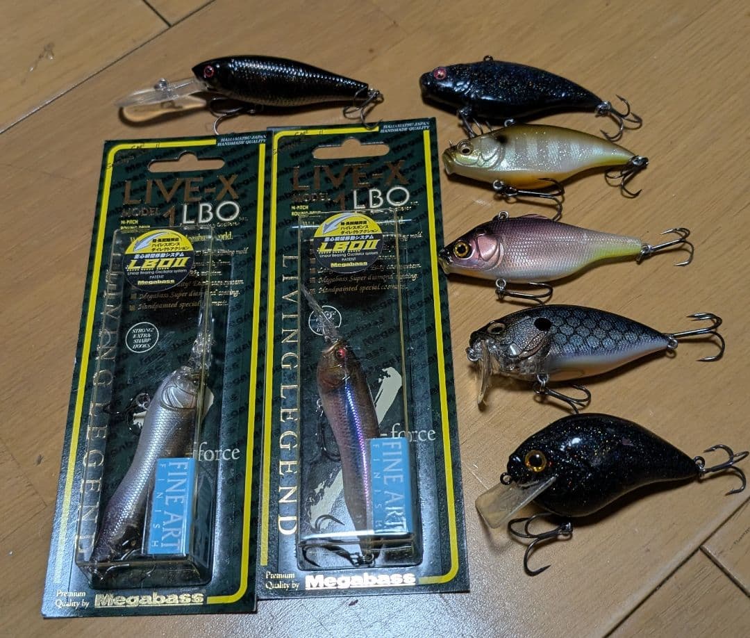 メガバス　ライブX LBO オーバーレブ　Sクランク廃盤 ディープX200T他