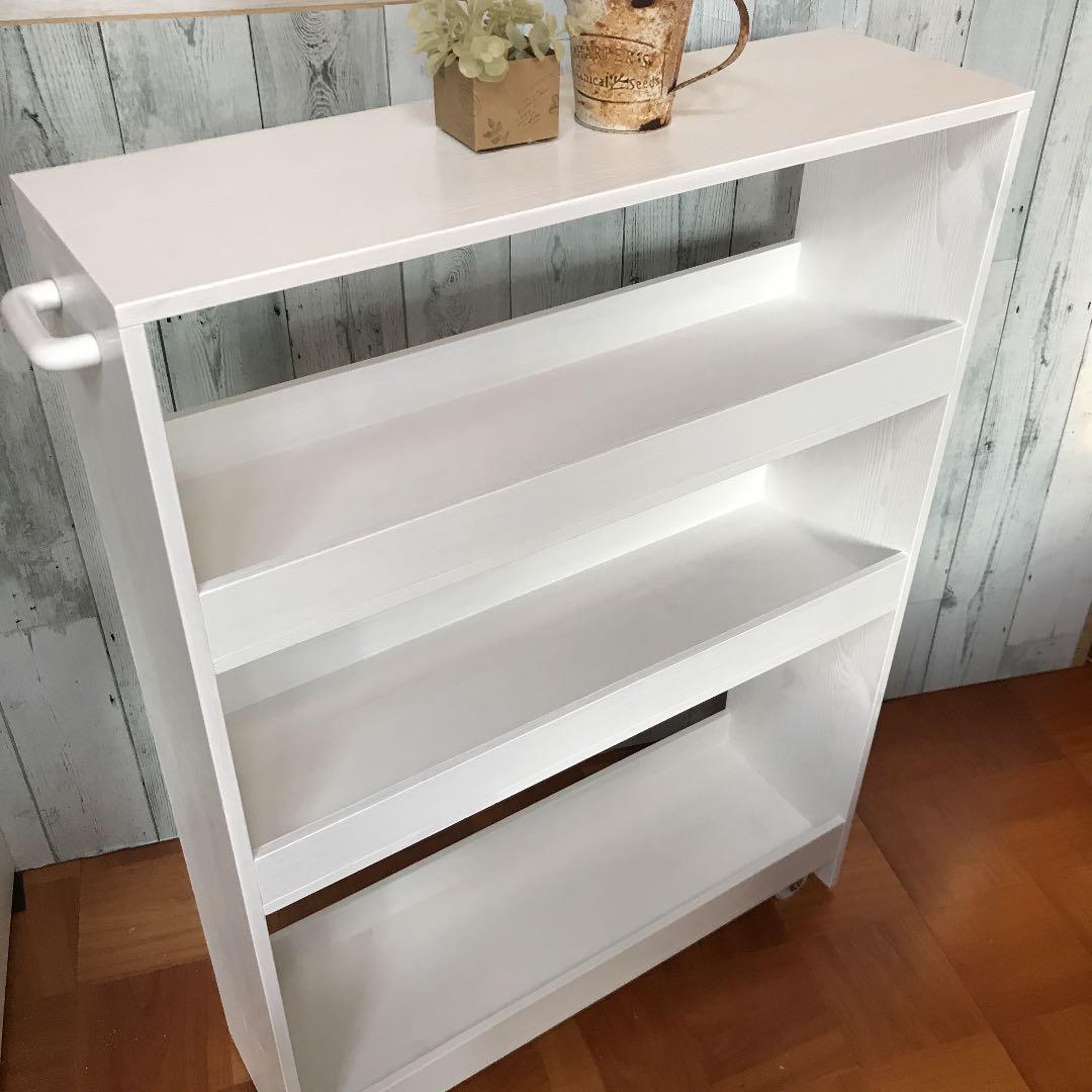 すき間収納 シェルフ 飾り棚 幅20cm パイン集成材