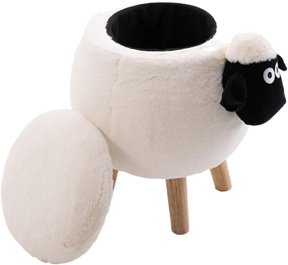 ひつじのショーン　スツール　動物チェア　アニマルスツール　収納付き　羊のショーン