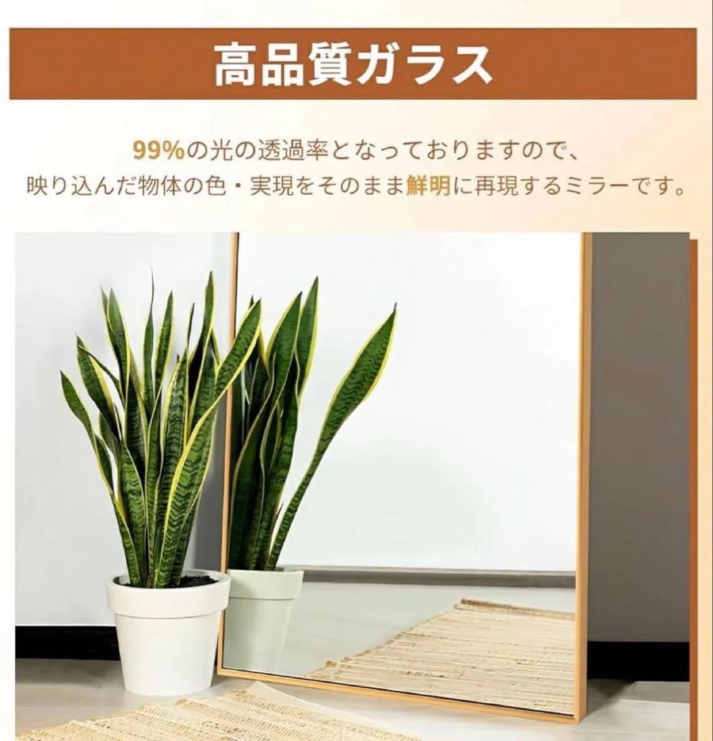 全身鏡 160x50cm 姿見 全身ミラー スタンドミラー 3WAY 壁掛け