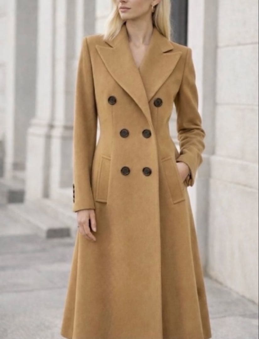 FOXEY NEWYORK ダブルボタンチェスターコート