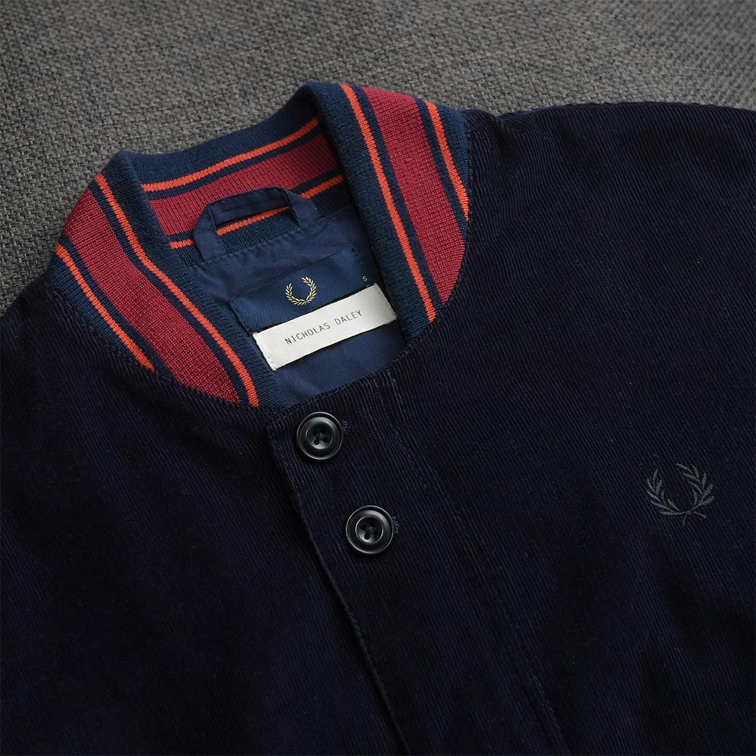 UK製 フレッドペリー × ニコラスデイリー ボンバー ジャケット ビンテージ