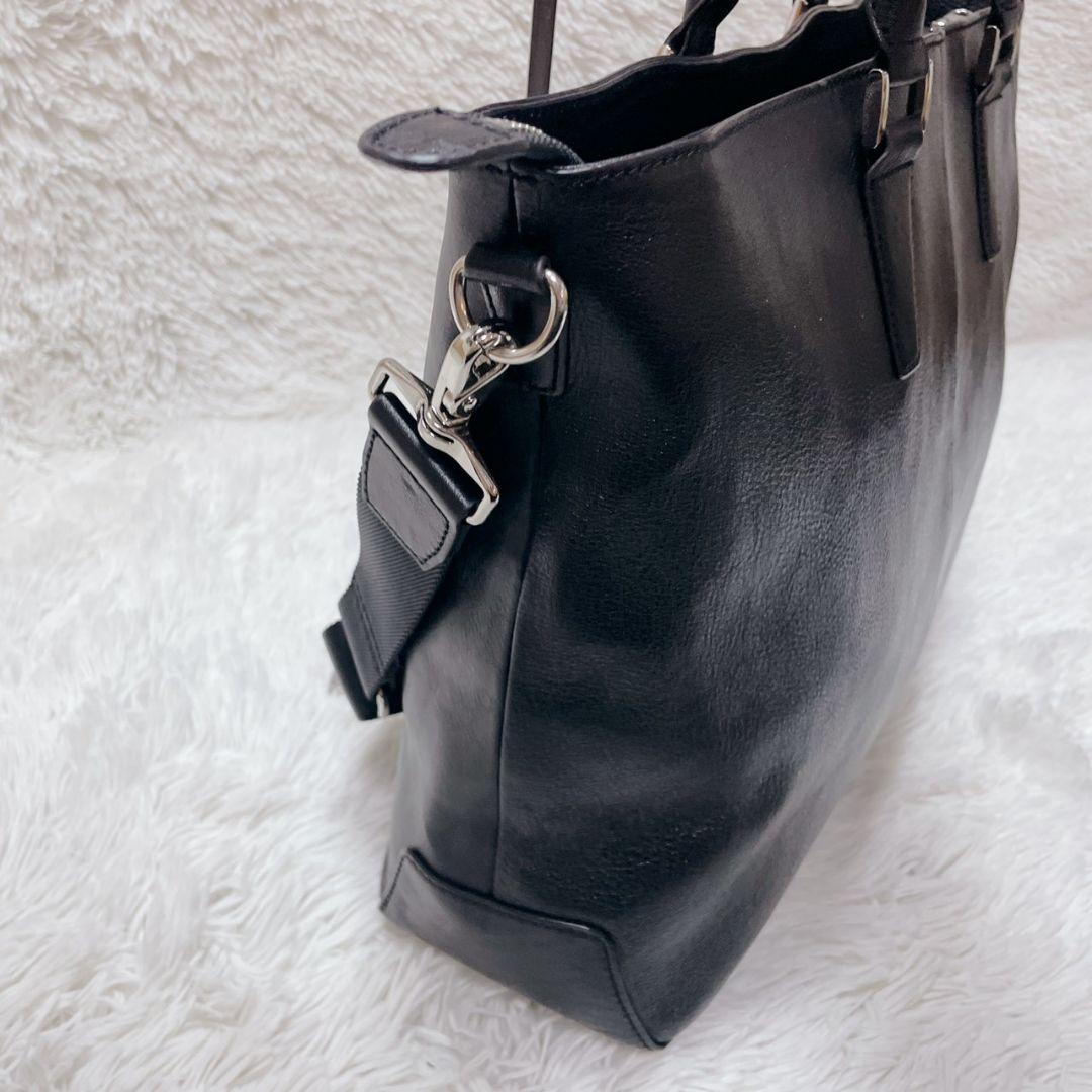 タスク ブラック トートバッグ メンズ ショルダーバッグ ツーウェイ 大容量