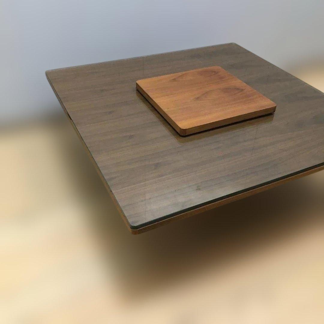 climb　 木製 ローテーブル 強化ガラスセンターテーブル 250831