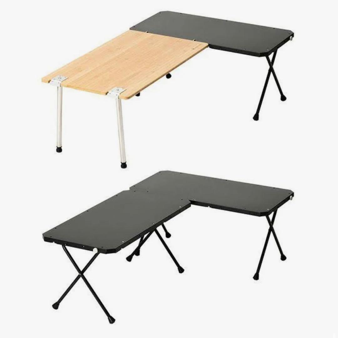 新品 スノーピーク コネクションテーブル 耐熱ブラック ジカロ連結 IGT 焚火