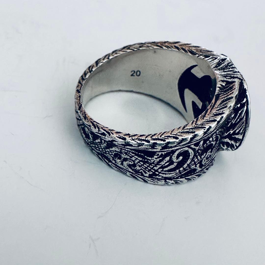 美品 グッチ インターロッキングG シルバーリング 指輪 20号