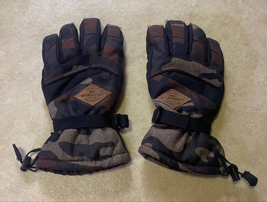 スノーウェアセット (ジャケット，パンツ，グローブ)