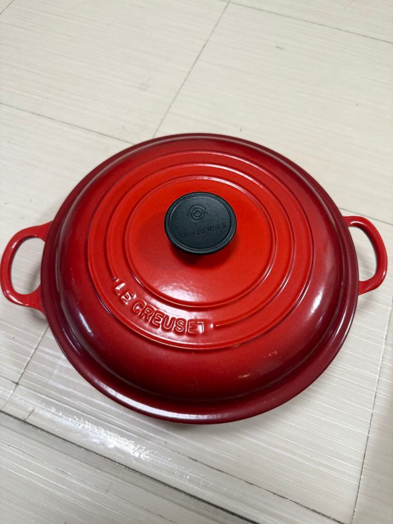 LE CREUSET 鋳鉄鍋 26cm レッド